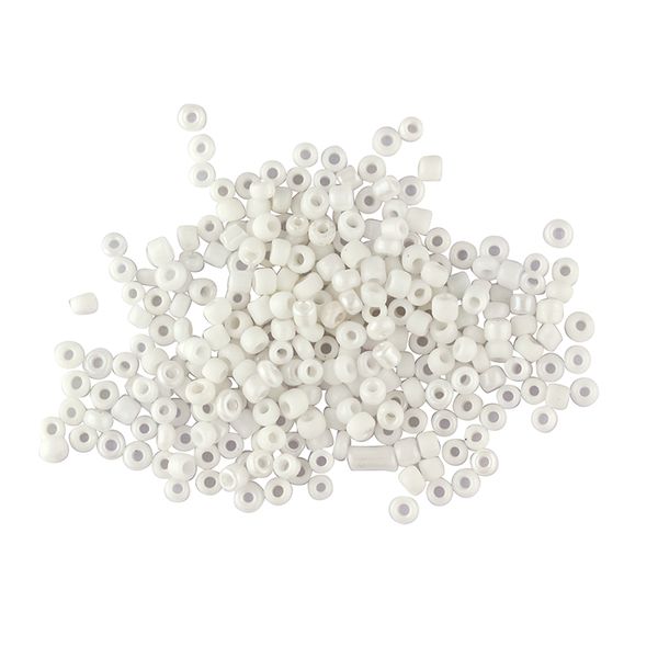 Bead Glass Seed 1.8Mm Solid White 25G