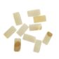 Bead Shell 15X8mm Rectangle Natural 10Pc