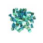 Bead Shell Cube Small Turquoise 48Pcs