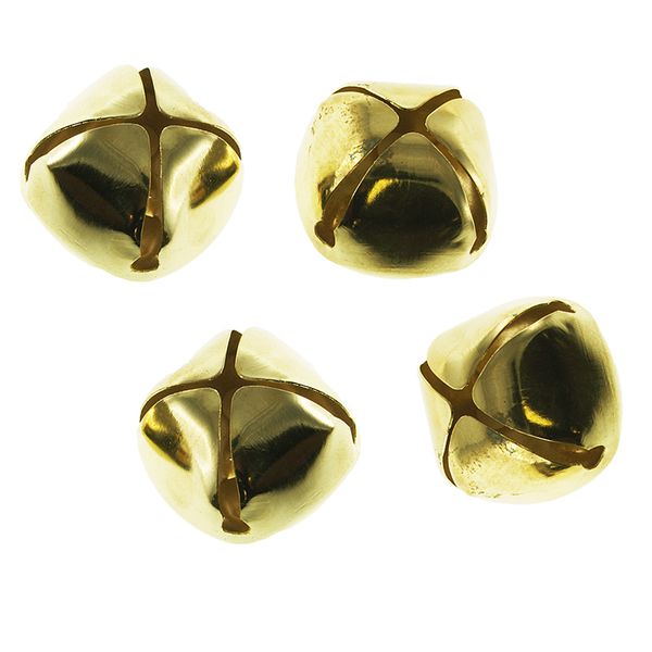 Bells Sleigh Large Gold 3.5cm 8Pcs