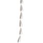 Strung Pearl Teardrop 15mm White 11Pcs