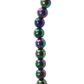 Strung Pearl Round 10mm Black AB 17Pcs