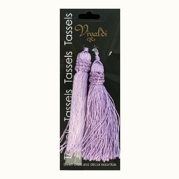 Rayon Tassels 11cm Lilac Pkt 2