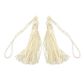 Craft Tassel Rayon 5cm Cream 4Pcs