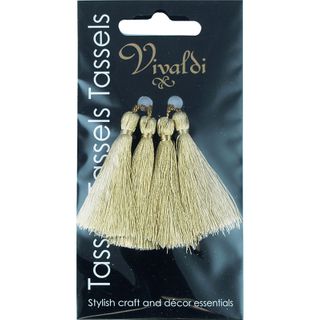 Craft Tassel Metallic 5cm Gold 4Pcs