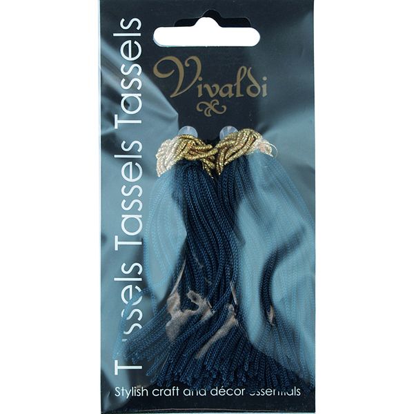 Craft Tassel Turks Head 8cm Black 2Pc