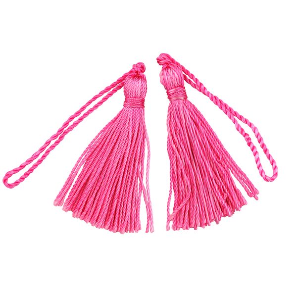 Craft Tassel Rayon 5cm Antique Rose 4Pcs