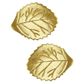 CUT OUT LEAVES GOLD 6pc