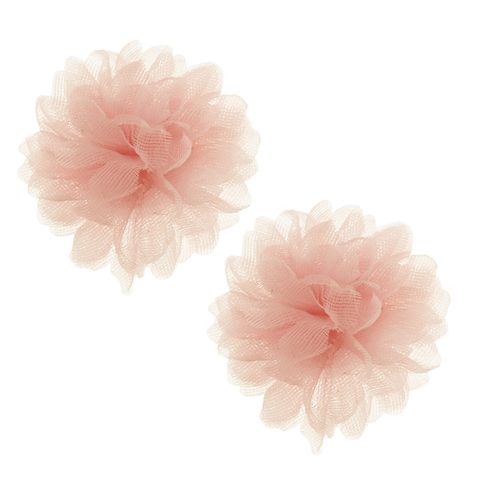 TULLE FLOWERS PINK 3pc