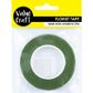 CRAFT 12MM FLORIST TAPE LIGHT GREEN 27M