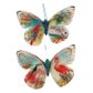 Butterfly With Printed Wing 10x7cm Blue