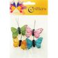 Butterfly Feather 3cm Brights 4Pcs