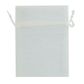 Organza Bag Mini 10 x 7.5cm - White 10Pc