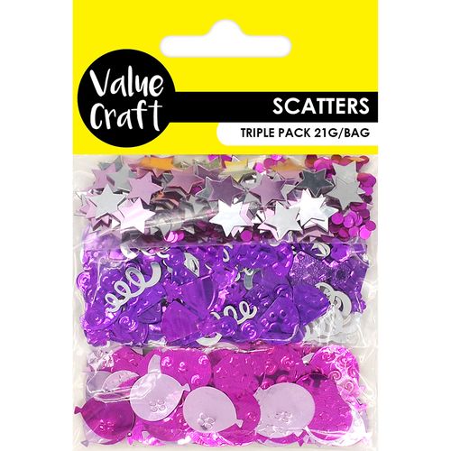 Scatters Triple Pack - Party Mix 21G