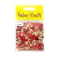 Craft Sequins 6mm Cup Gold-Red Mix 24G