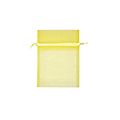 Organza Bag Mini 10X7.5cm Lemon 1Pc