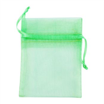 Organza Bag Mini 10X7.5cm Lime 1Pc