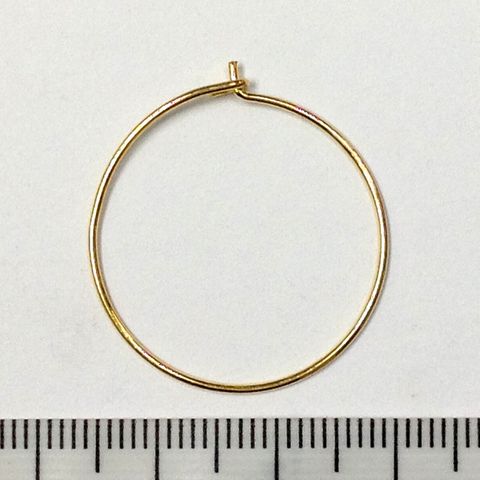 Wine Hoops Gold pkt12