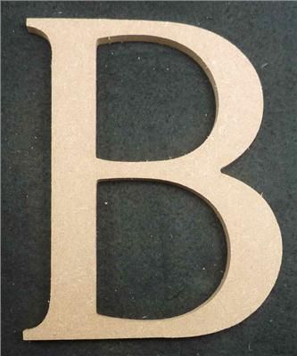 Wooden Alphabet Letter Medium B