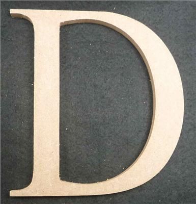 Wooden Alphabet Letter Medium D