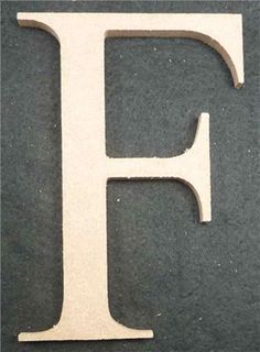 Wooden Alphabet Letter Medium F