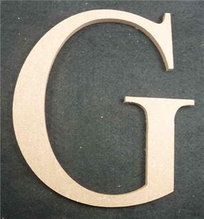 Wooden Alphabet Letter Medium G