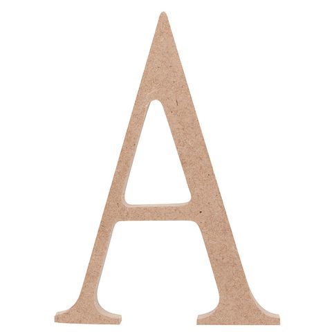 Wooden Alphabet Letter Medium A