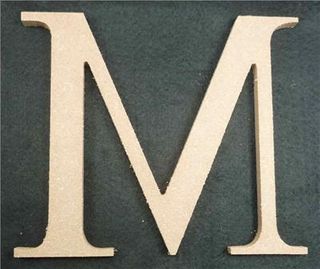 Wooden Alphabet Letter Medium M