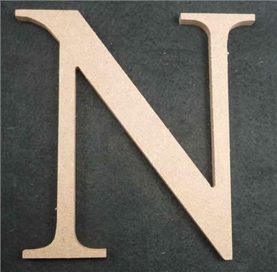 Wooden Alphabet Letter Medium N