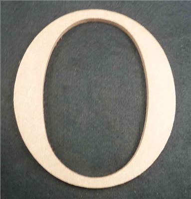 Wooden Alphabet Letter Medium O