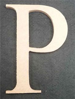 Wooden Alphabet Letter Medium P