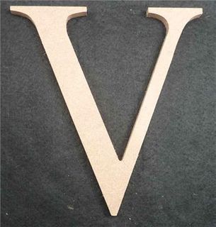 Wooden Alphabet Letter Medium V