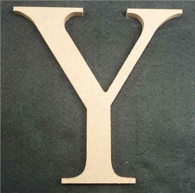 Wooden Alphabet Letter Medium Y