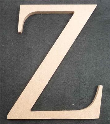 Wooden Alphabet Letter Medium Z