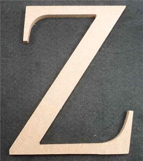 Wooden Alphabet Letter Medium Z