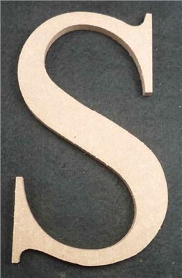 Wooden Alphabet Letter Medium S