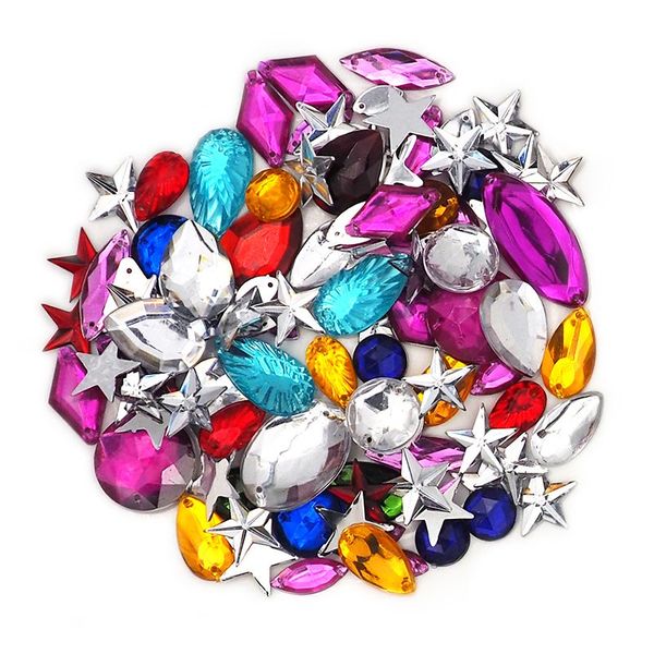 Rhinestones Assorted Mix 100G