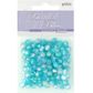 Bead Plastic Round Faceted 7mm Turquoise