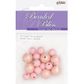 Bead Plastic Round AB Pink 16Pcs