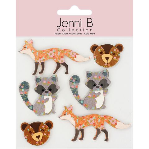 Jenni B Woodland Animals 6Pcs