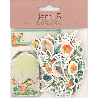 Jenni B Die Cuts Birds Woodland Blues