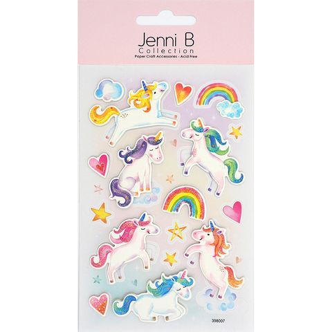 Jenni B Unicorn Rainbow Multi 17Pcs