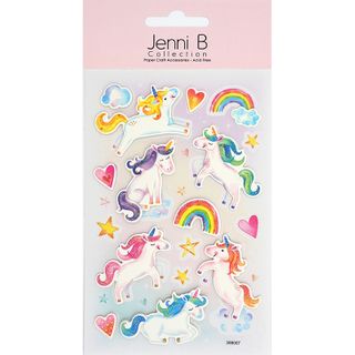 Jenni B Unicorn Rainbow Multi 17Pcs