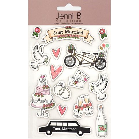 Jenni B Just Married Dove Pinks 15Pcs