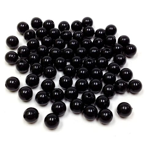 Pearl Beads 8mm Black 25g