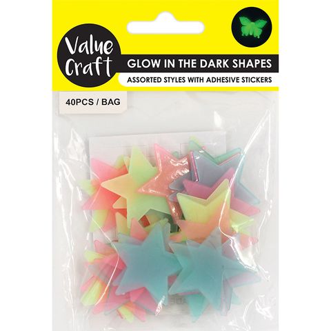 GLOW IN THE DARK STARS 40PCS