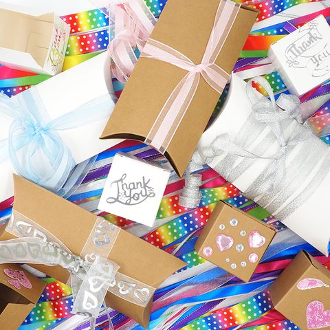 DIY PILLOW GIFT BOX WHITE 5PCS