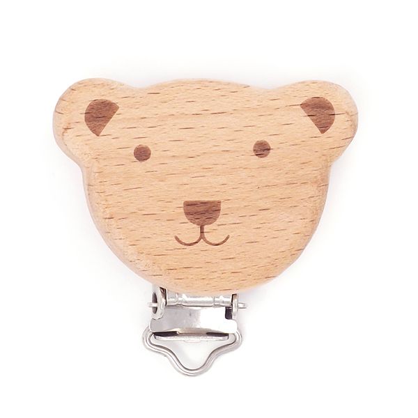 WOOD BEAR DUMMY CLIP 1PC