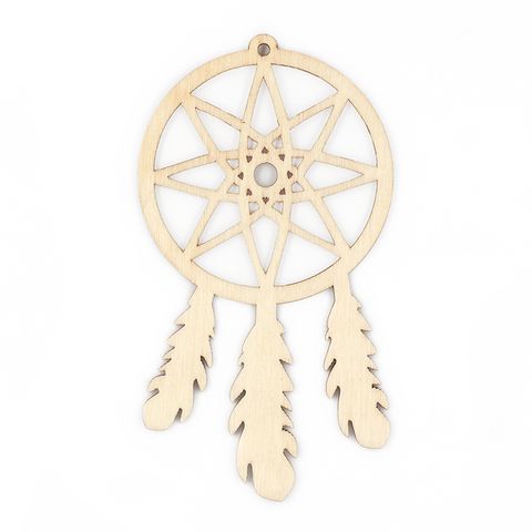 WOOD MINI DREAM CATCHERS 3PCS