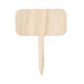 WOOD RECTANGULAR STAKES 3PCS